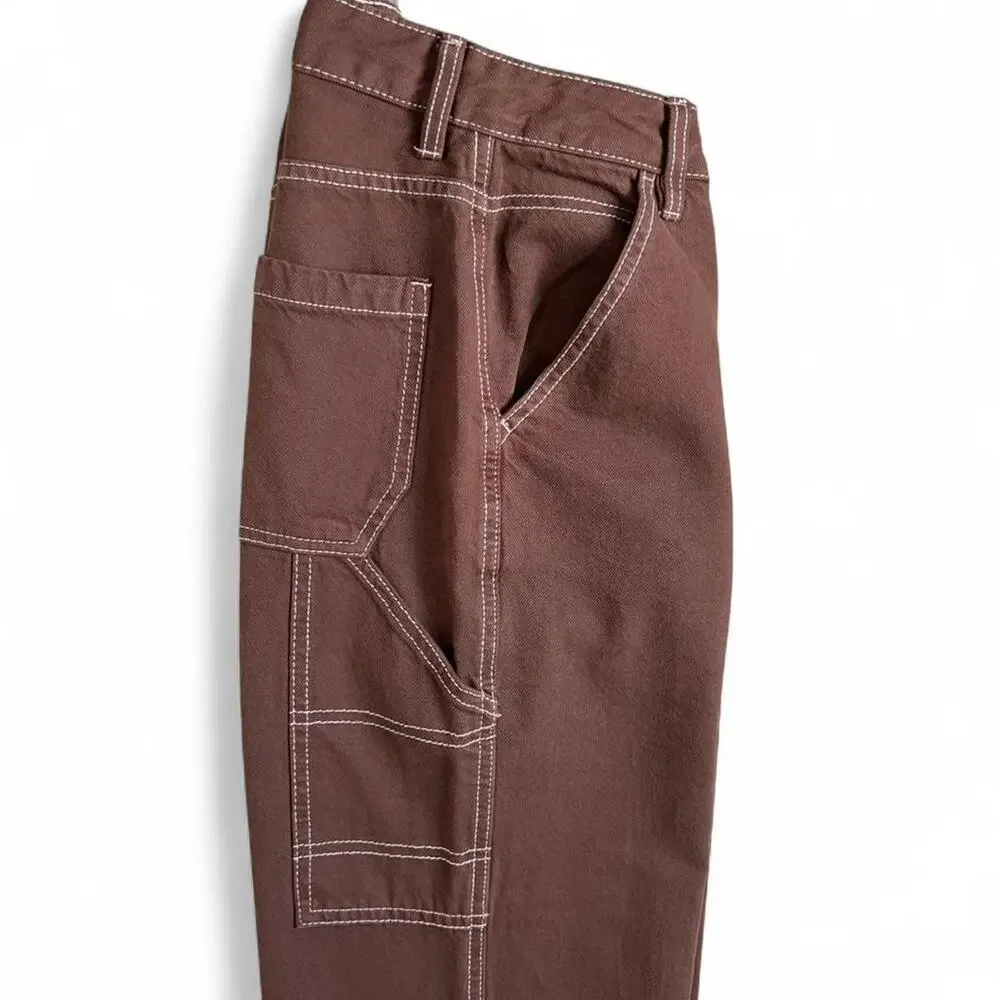 PacSun Brown 90s Boyfriend Carpenter Jeans High Rise Women’s 25 - Picture 7 of 8